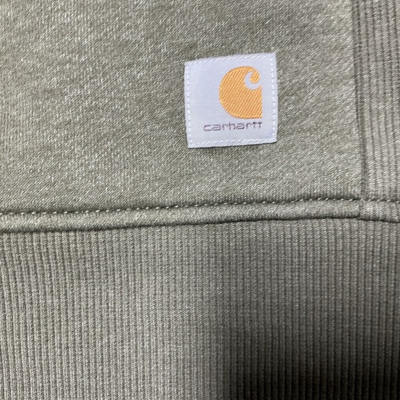 Carhartt Small Pullover Sweater Relaxed Fit Midweight Crewneck Block Women's - Picture 2 of 10